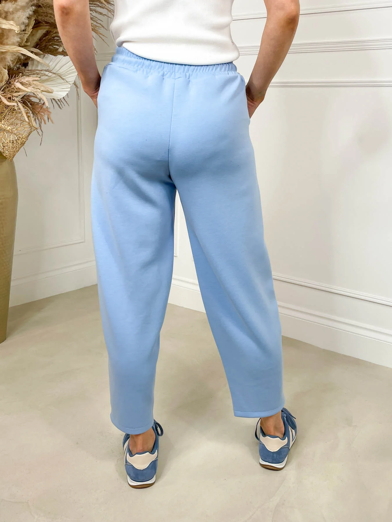 TLB Barrel Leg Jogger - Baby Blue - Image 5