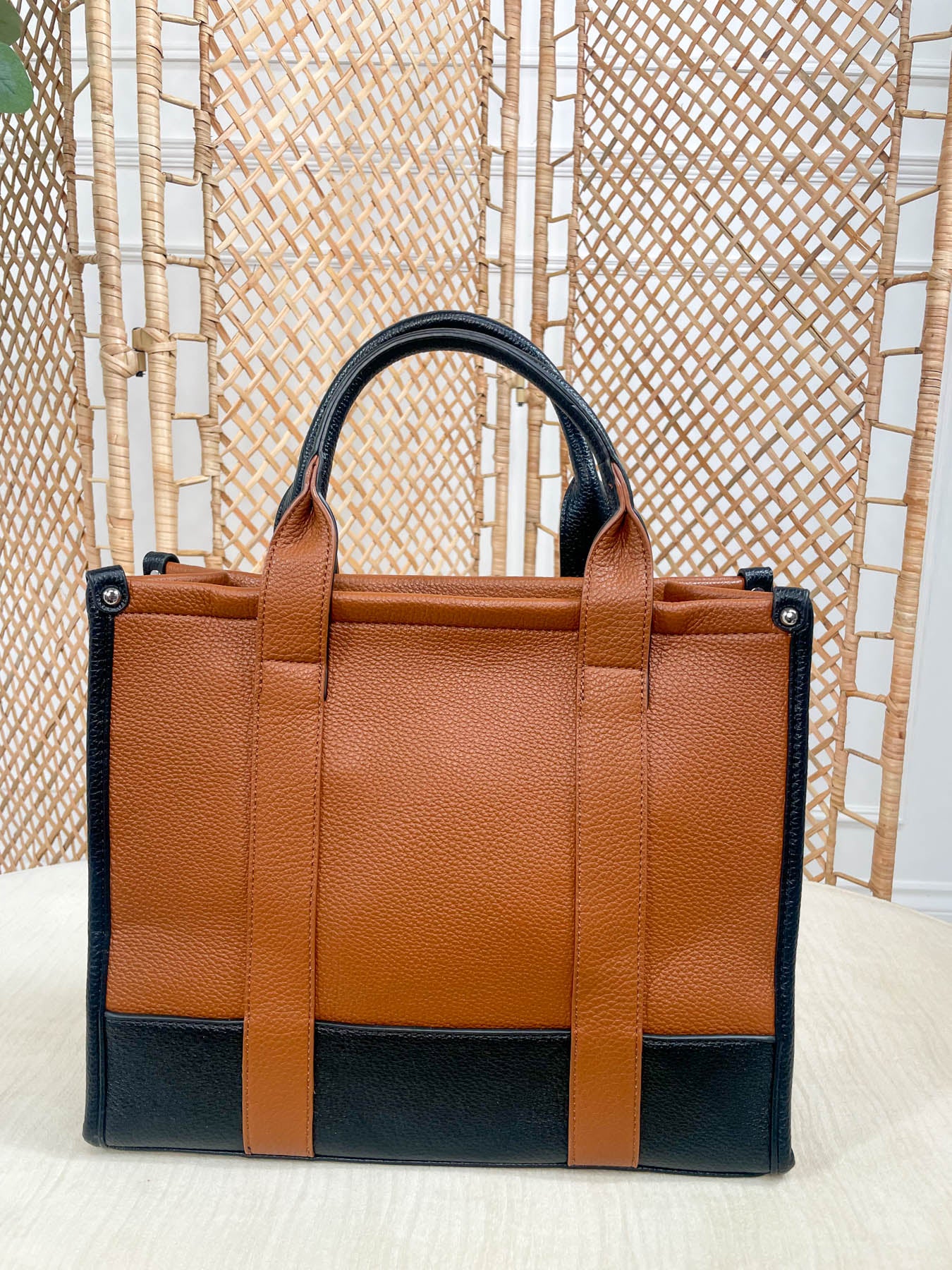Tora Two Tone Tote Bag - 3 Colours - Image 5