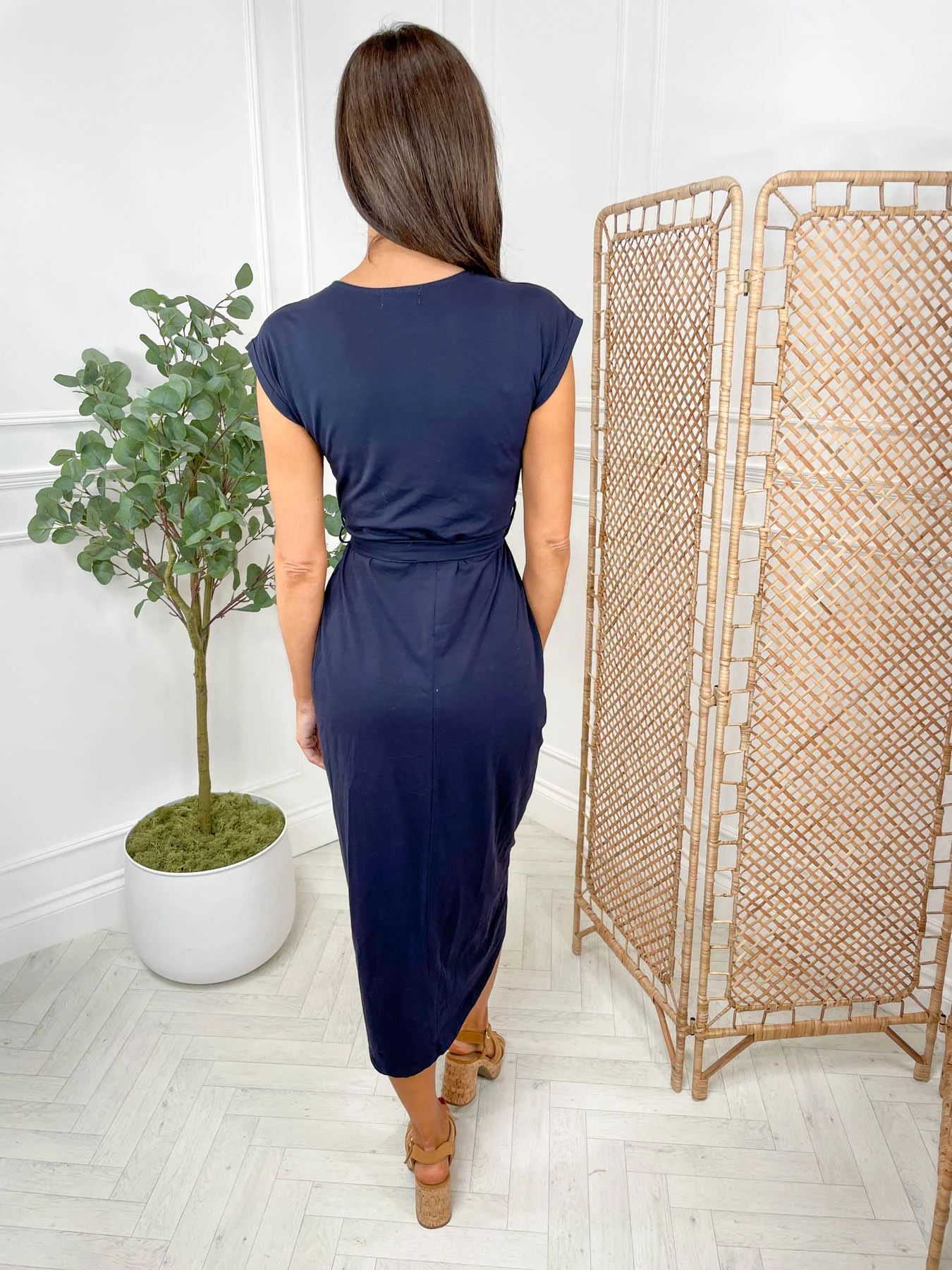 Travel The World Dress - Navy - Image 7