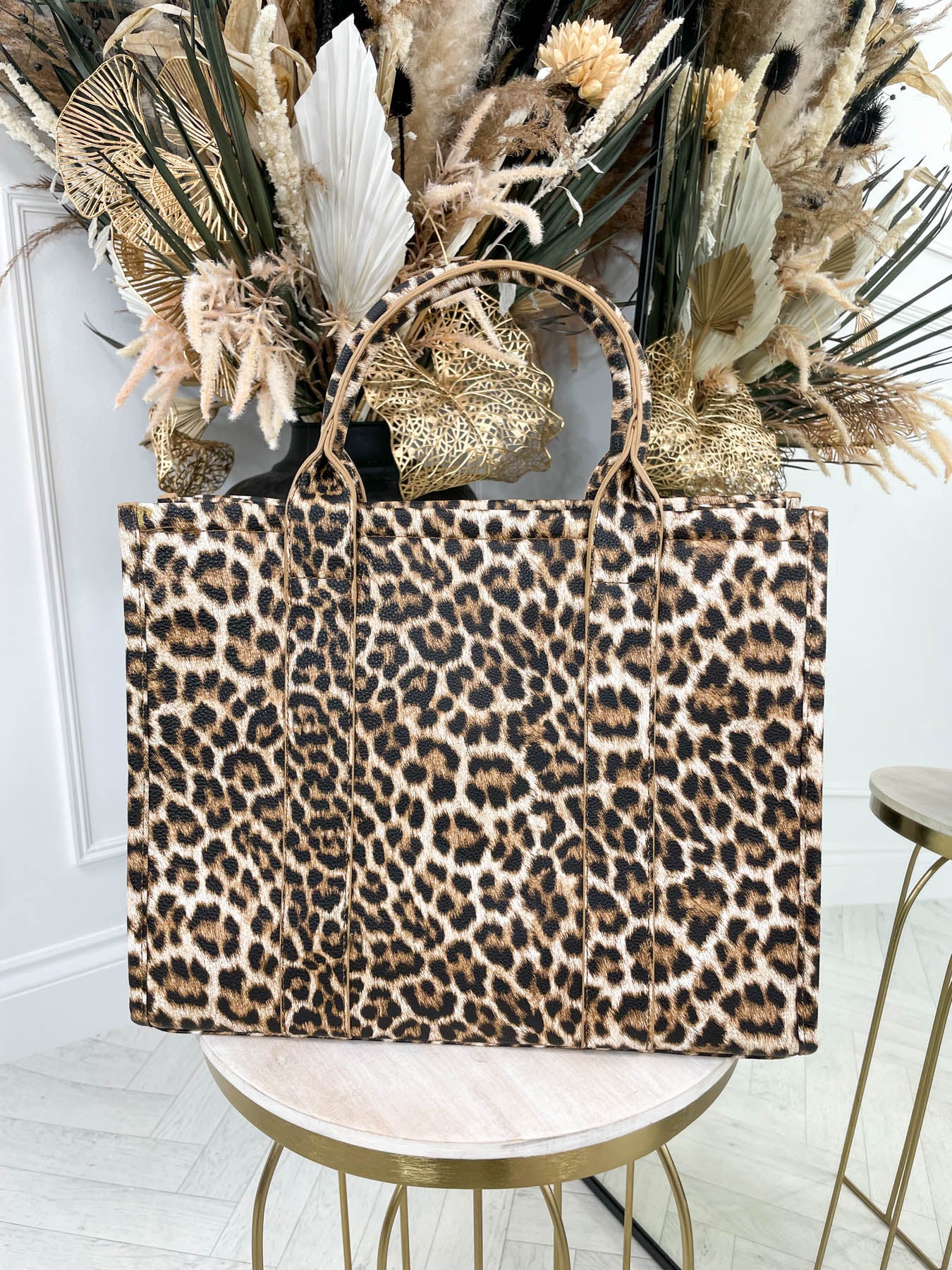 Tyla Leopard Tote Bag - Image 3