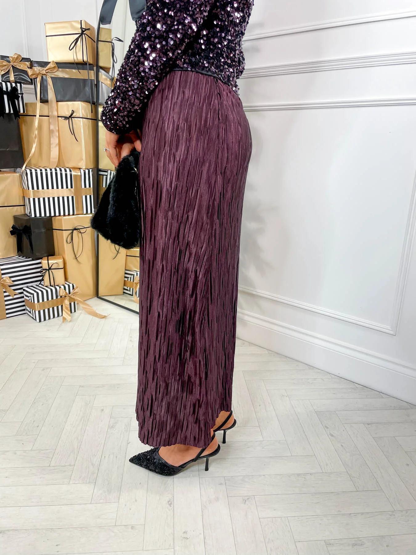 Victoria Skirt - Plum - Image 4