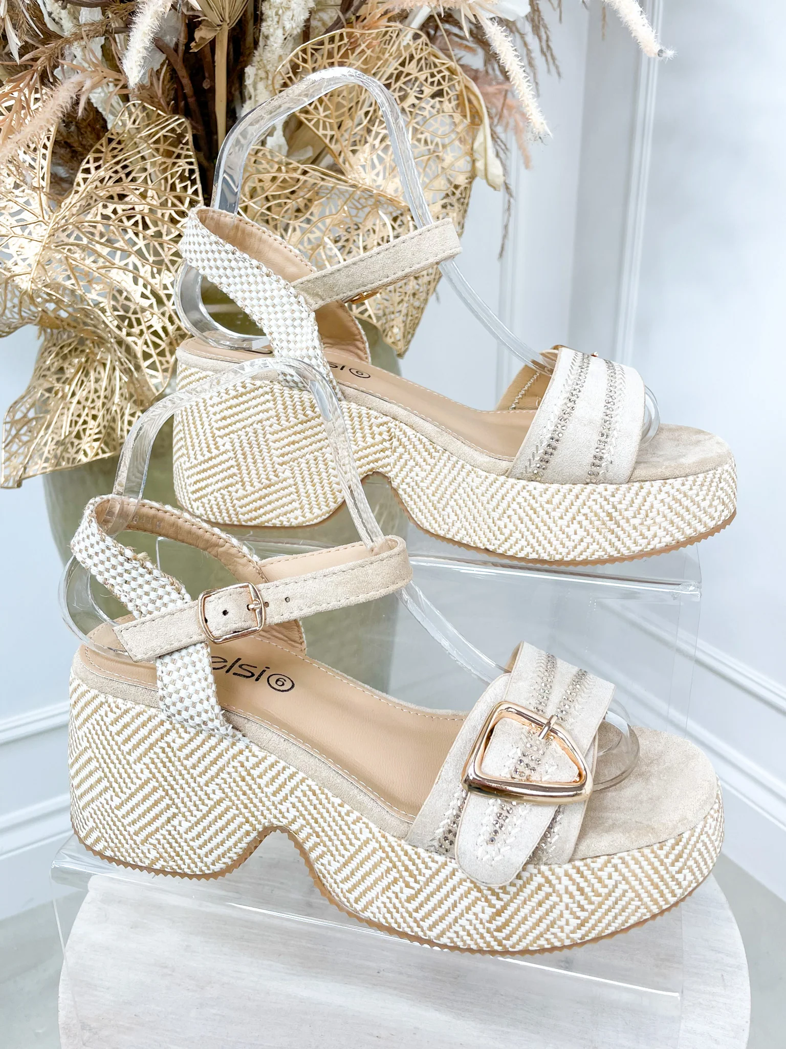 Willow Wedge - Beige - Image 3