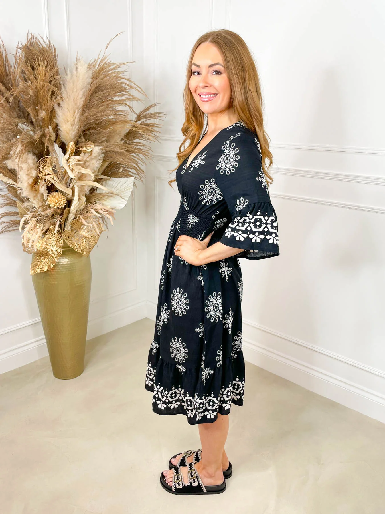 Wren Embroidered Dress - Image 4