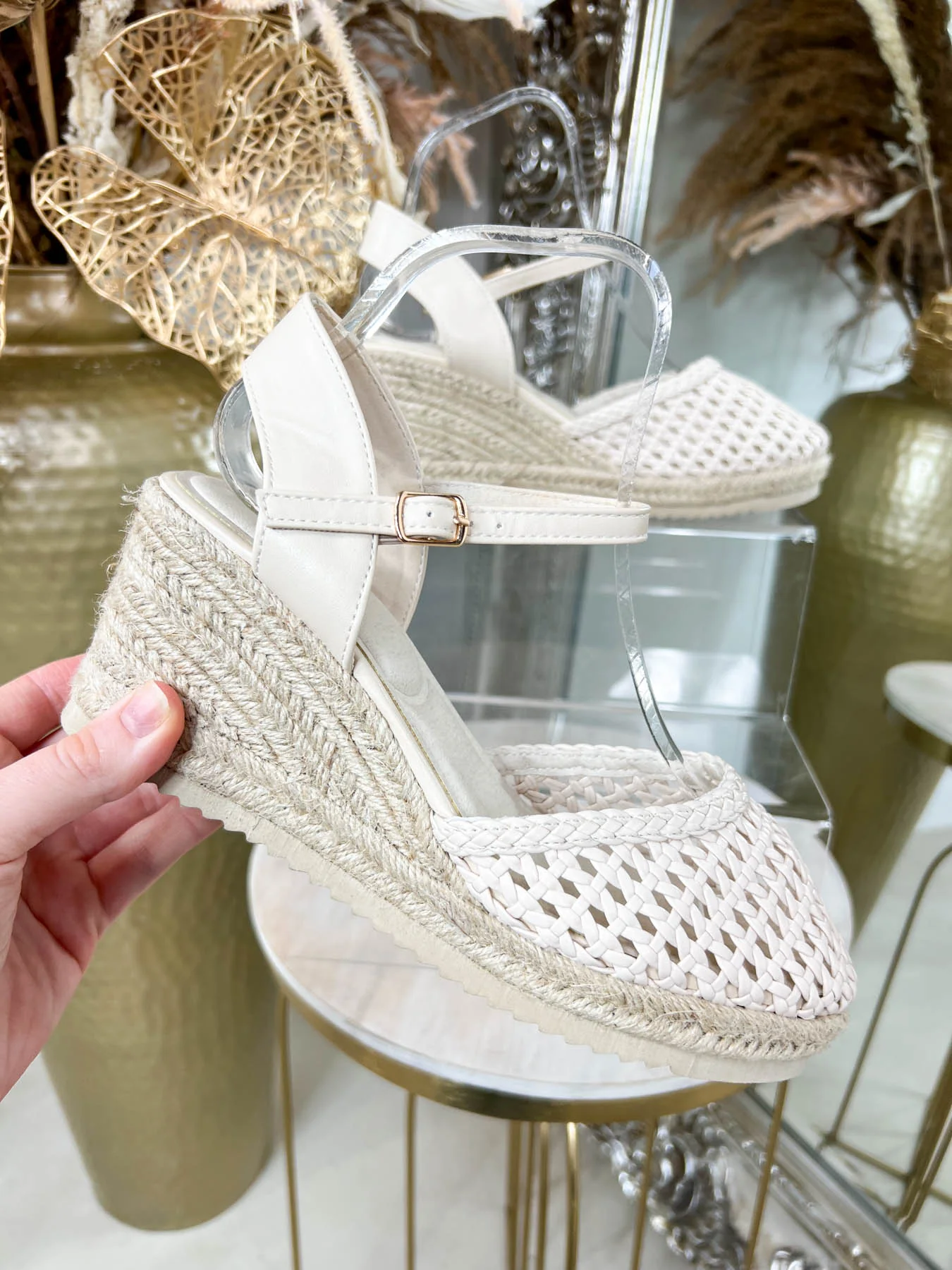Wynn Wedge - Beige - Image 3
